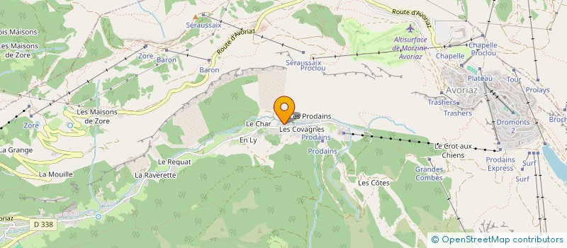 localisation de l'entreprise WBA à MORZINE