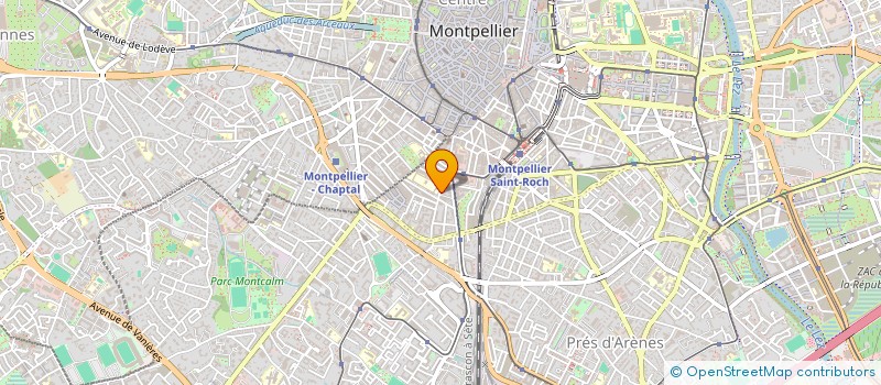 localisation de l'entreprise WBC à MONTPELLIER