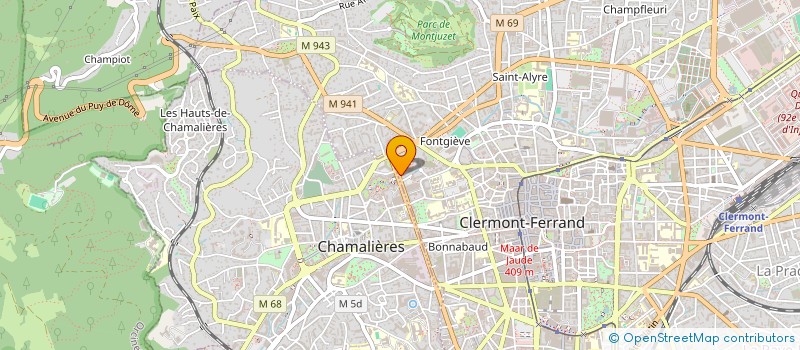 localisation de l'entreprise WBC-CONSEILS  CLERMONT-FERRAND