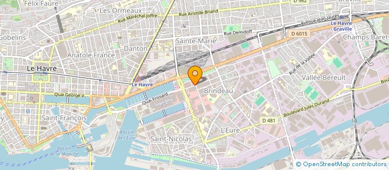 localisation de l'entreprise WBC EVENEMENT à LE HAVRE