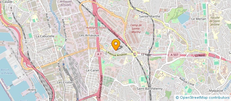 localisation de l'entreprise WBC FRANCE (WORLD BOXING COUNCIL FRANCE)  MARSEILLE