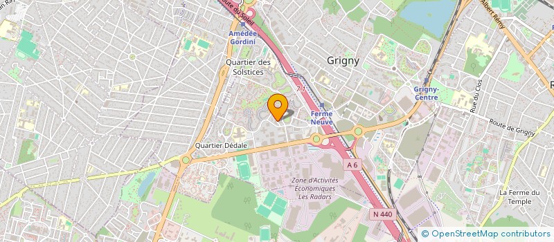 localisation de l'entreprise WBC GROUPE  GRIGNY