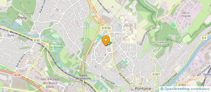 localisation de l'entreprise WBD WEB BUSINESS ET DEVELOPPEMENT EURL  PONTOISE