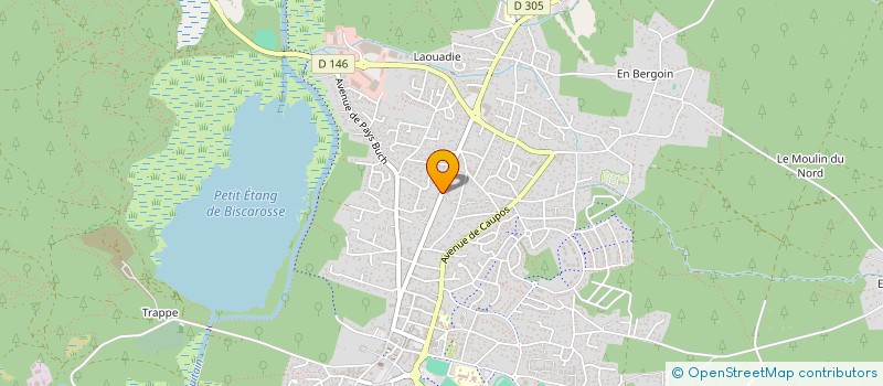 localisation de l'entreprise WBJM  BISCARROSSE