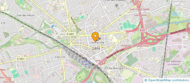 localisation de l'entreprise WBK GROUP  LENS