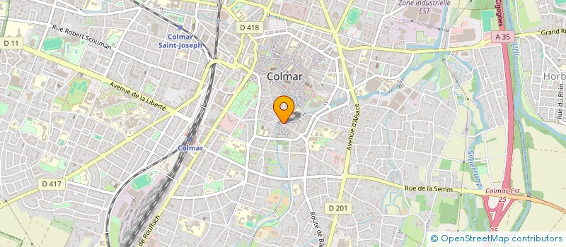 localisation de l'entreprise WBLCG  COLMAR