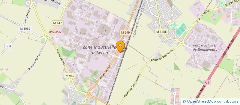 localisation de l'entreprise WBS SOLUTIONS  SECLIN