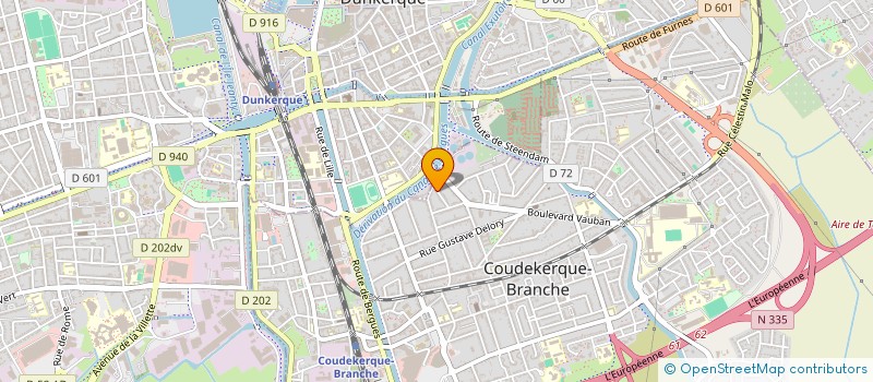 localisation de l'entreprise WBT DEVELOPMENT  COUDEKERQUE-BRANCHE