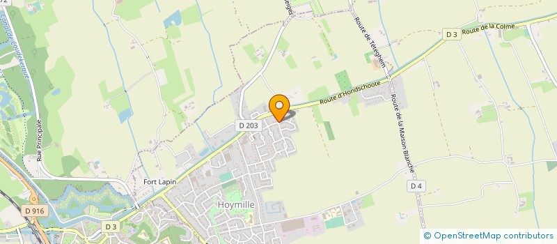 localisation de l'entreprise WC PLUS LITTORAL  HOYMILLE