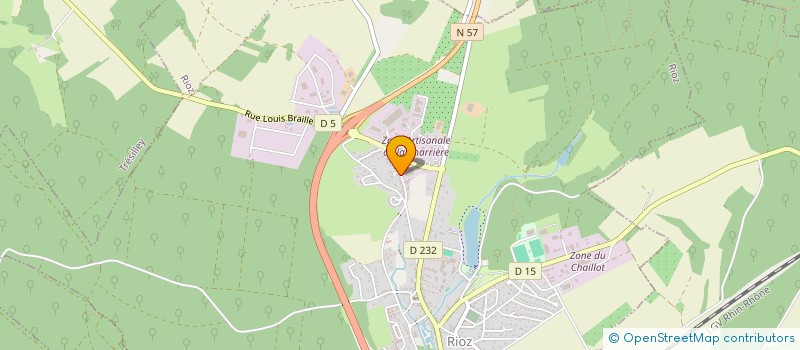 localisation de l'entreprise WCA IMMOBILIER  RIOZ