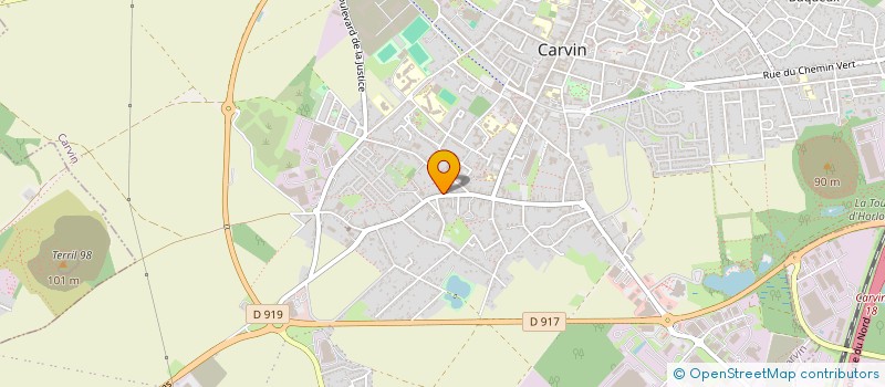 localisation de l'entreprise WCARS62  CARVIN