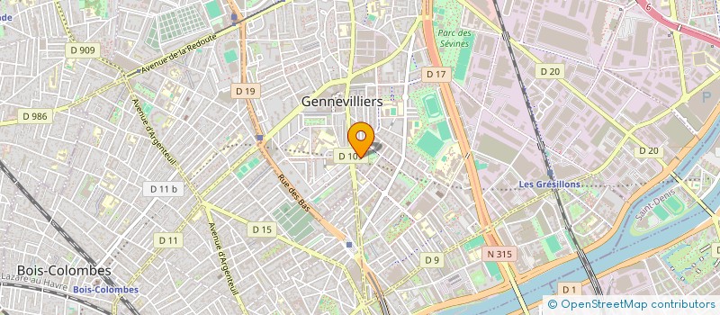 localisation de l'entreprise WCL CONCEPT à GENNEVILLIERS