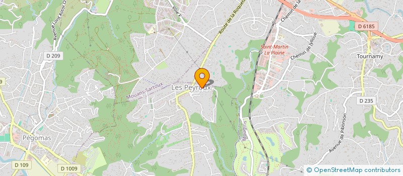 localisation de l'entreprise WCM à LA ROQUETTE-SUR-SIAGNE