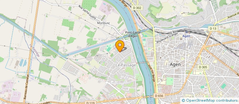 localisation de l'entreprise WCP  LE PASSAGE