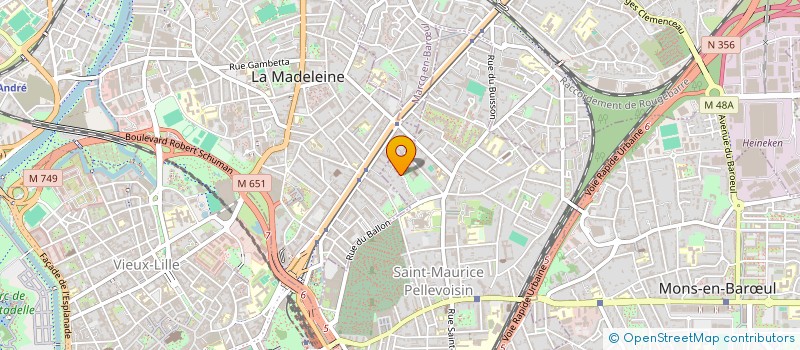 localisation de l'entreprise WD ASSOCIES à LILLE