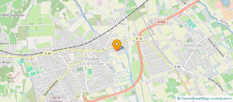 localisation de l'entreprise WD CONSTRUCTIONS  ENTRAIGUES-SUR-LA-SORGUE