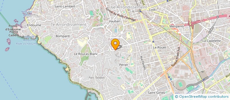 localisation de l'entreprise WD HOLDING à MARSEILLE