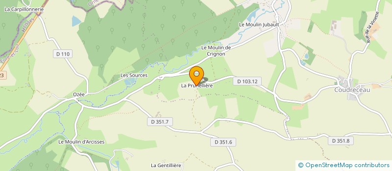 localisation de l'entreprise WD HOTELLERIE à ARCISSES