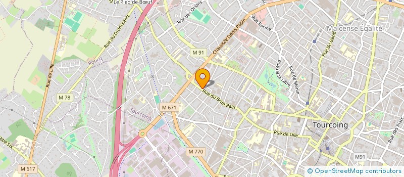 localisation de l'entreprise WD IMMOBILIER  TOURCOING