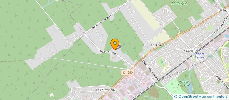 localisation de l'entreprise WD IMMOBILIER à PESSAC