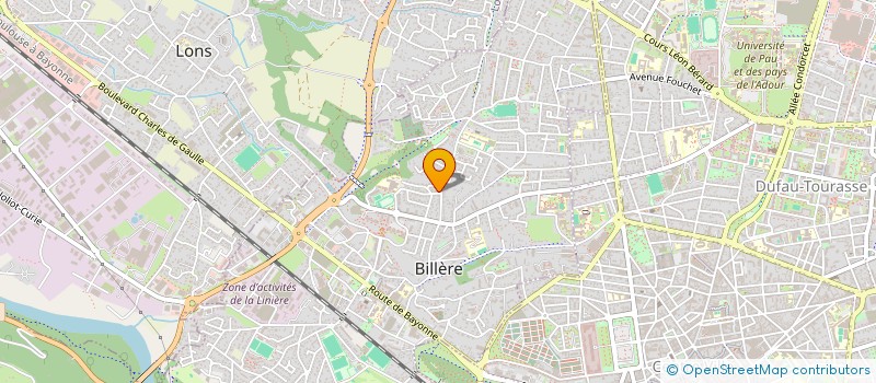 localisation de l'entreprise WD INVESTISSEMENTS  BILLERE