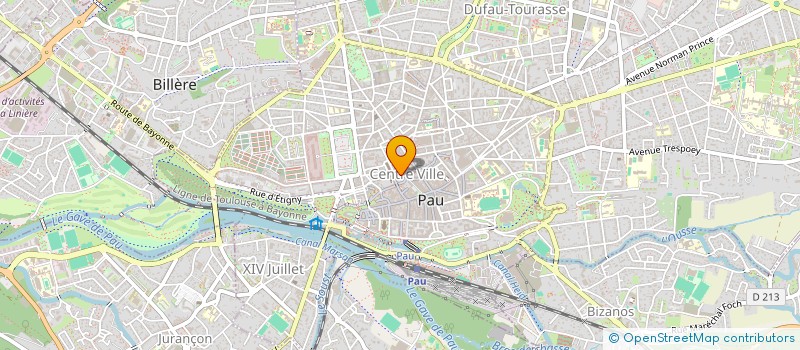 localisation de l'entreprise WD PAU  PAU