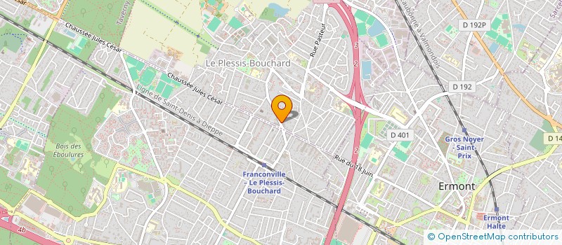 localisation de l'entreprise WD RIDES  LE PLESSIS-BOUCHARD