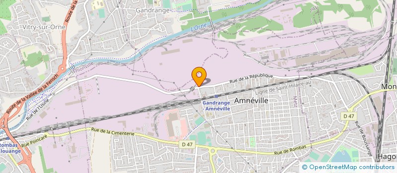 localisation de l'entreprise WDA à AMNEVILLE