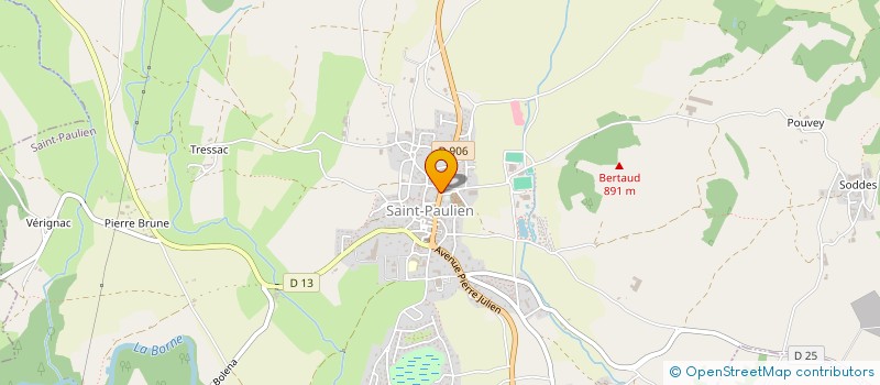 localisation de l'entreprise WDA  SAINT-PAULIEN