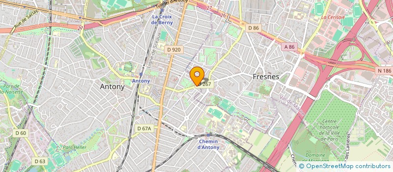 localisation de l'entreprise WDDB FORMATION à ANTONY