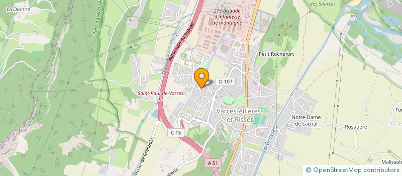 localisation de l'entreprise WDELTA à VARCES-ALLIERES-ET-RISSET