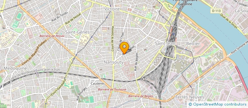 localisation de l'entreprise WDESIGN à BORDEAUX