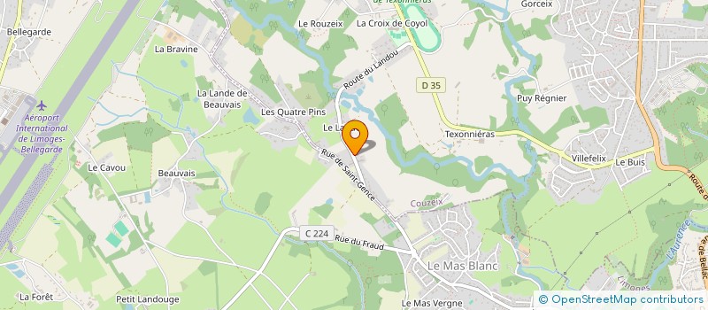 localisation de l'entreprise WDEVELOPMENT à COUZEIX
