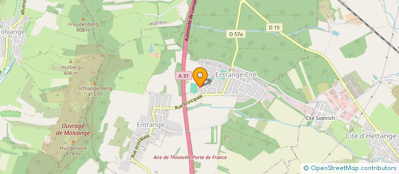 localisation de l'entreprise WDH  ENTRANGE