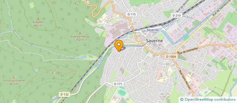 localisation de l'entreprise WDH SAVERNE  SAVERNE