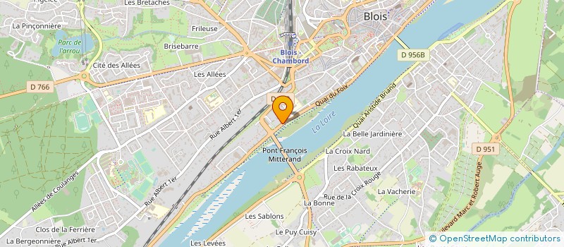 localisation de l'entreprise WDM  BLOIS