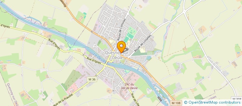 localisation de l'entreprise WDMB à QUESNOY-SUR-DEULE