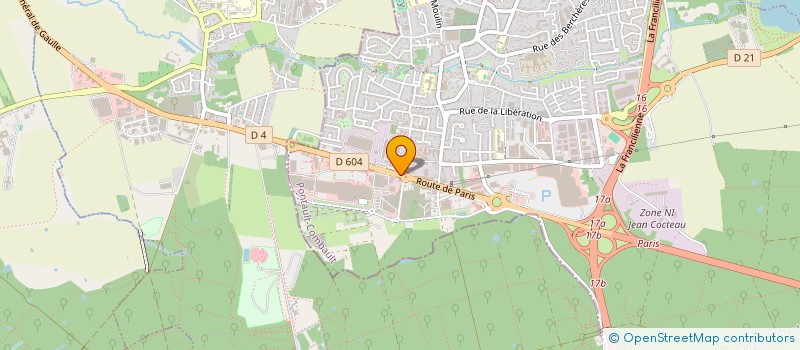 localisation de l'entreprise WDS ELEC  PONTAULT-COMBAULT