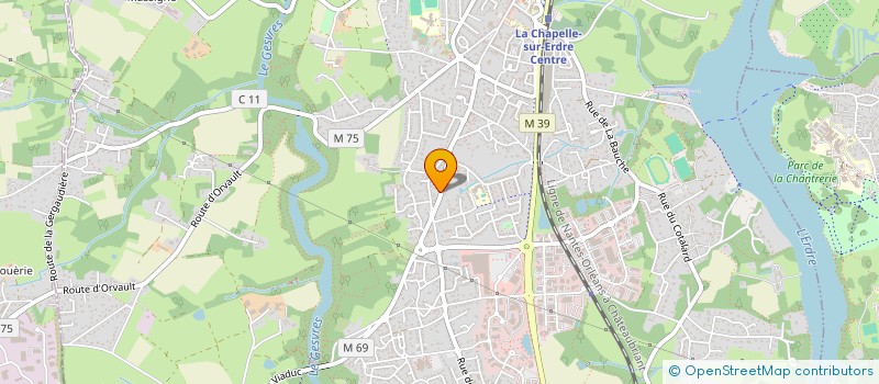 localisation de l'entreprise WDS TRANSPORT  LA CHAPELLE-SUR-ERDRE