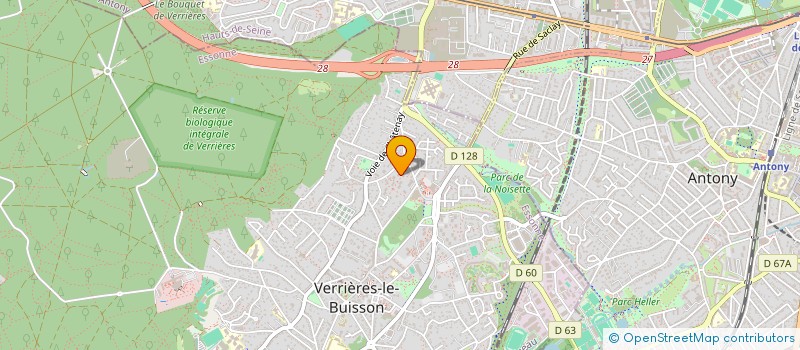 localisation de l'entreprise WDV  VERRIERES-LE-BUISSON