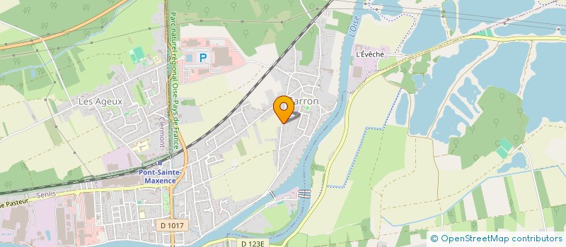 localisation de l'entreprise WE  PONT STE MAXENCE