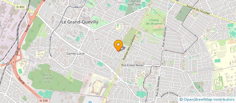 localisation de l'entreprise WE  LE GRAND-QUEVILLY