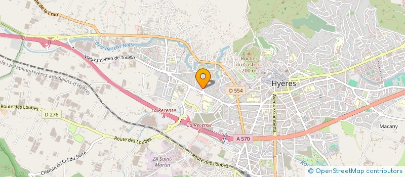 localisation de l'entreprise WE ARE ATHLETIC à HYERES