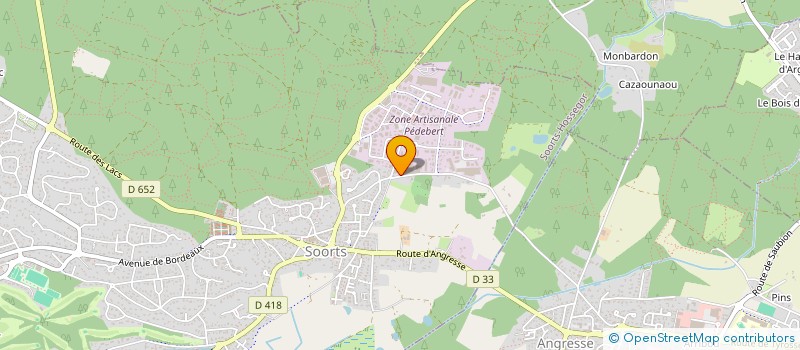 localisation de l'entreprise WE ARE CULTURE  SOORTS-HOSSEGOR