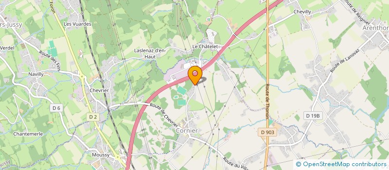 localisation de l'entreprise WE ARE EPHEMERE  CORNIER