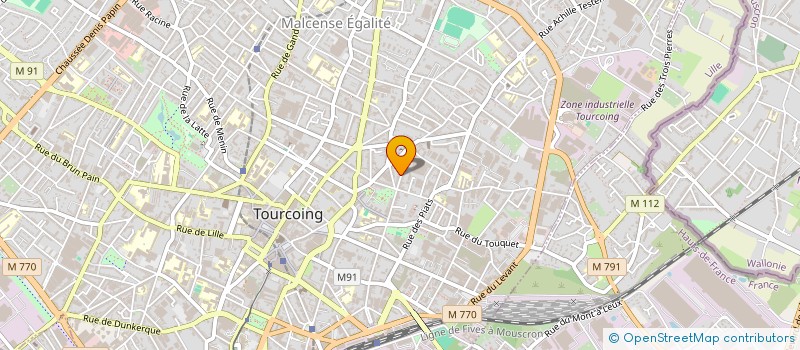 localisation de l'entreprise WE ARE IPSE à TOURCOING