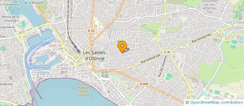 localisation de l'entreprise WE ARE NOT JUKEBOX  LES SABLES D'OLONNE