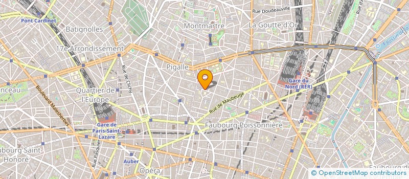 localisation de l'entreprise WE ARE THE WORLD  PARIS 9