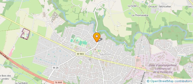 localisation de l'entreprise WE-BATI à SAUTRON