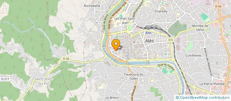 localisation de l'entreprise WE BATI à ALES